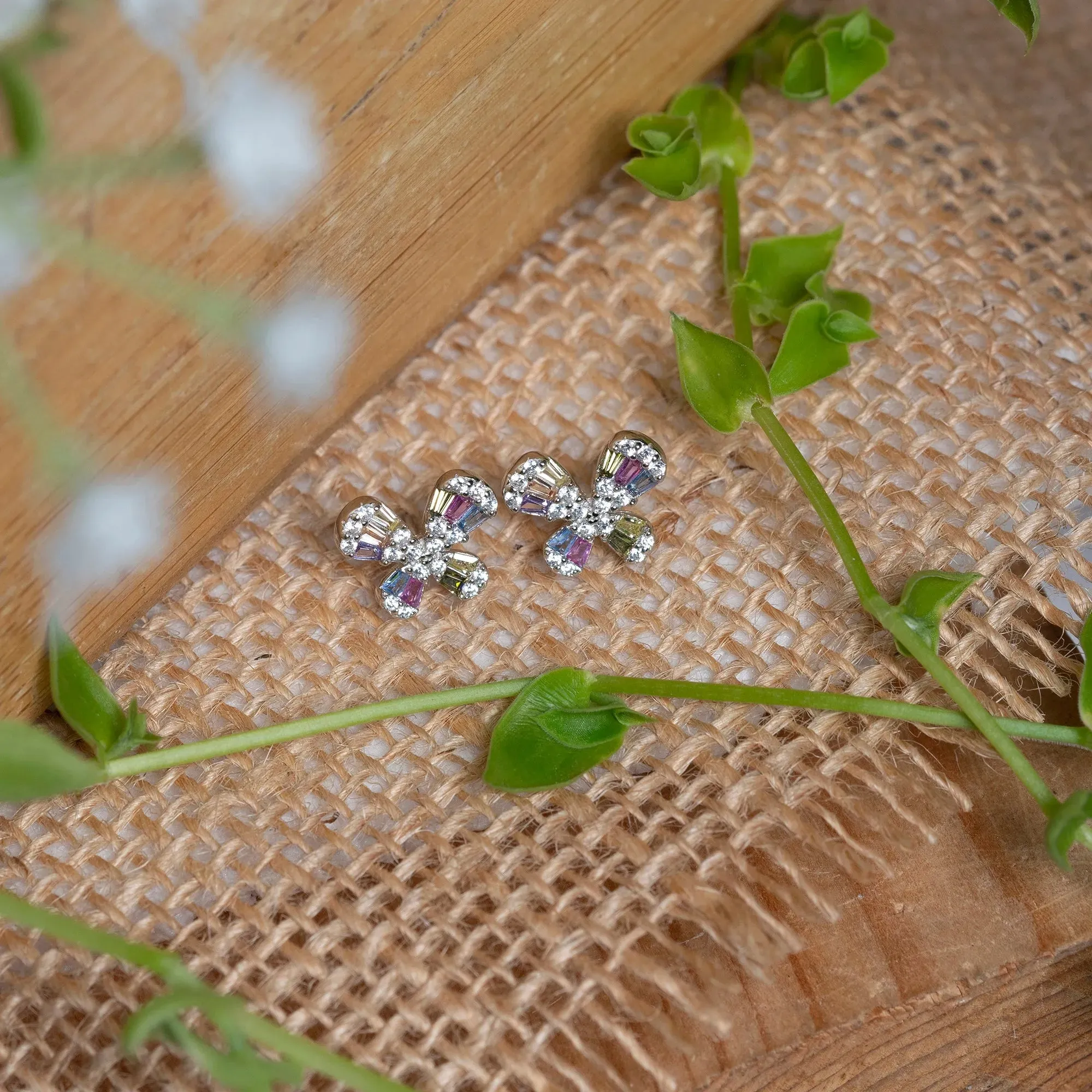 Pastel Cross Studs