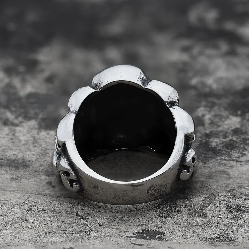 Phantom Stainless Steel Skull Ring