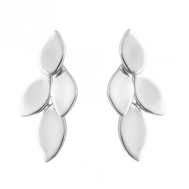 Plain Polished Petals Earrings E6268