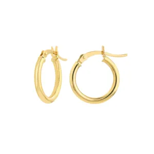 Polished Hoop Earrings