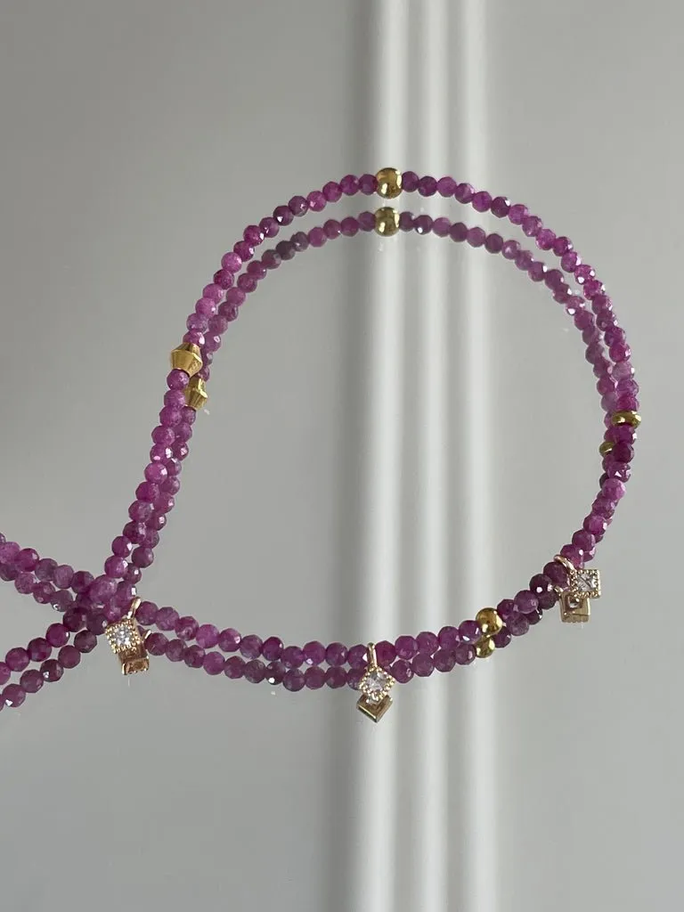 Quadra Ruby Necklace