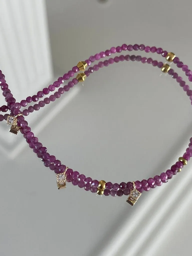 Quadra Ruby Necklace