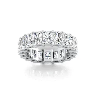 Radiant Cut Lab Grown Diamond Eternity Ring - 6.30cttw