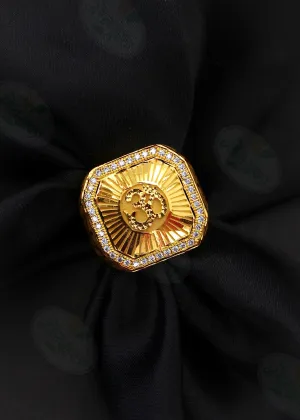 RADIANT OM GOLDEN RING