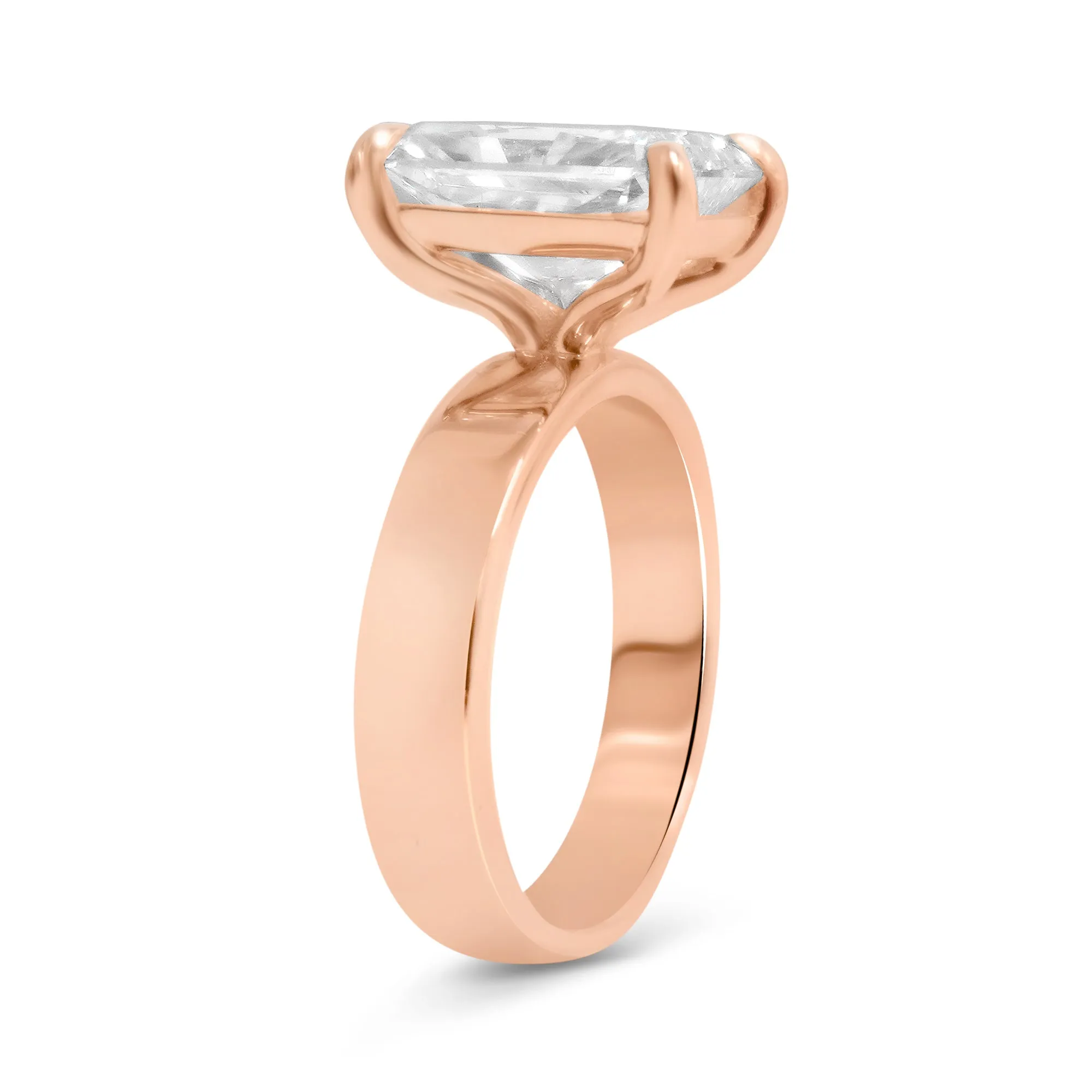 Rhiza | Radiant Solitaire Engagement Ring