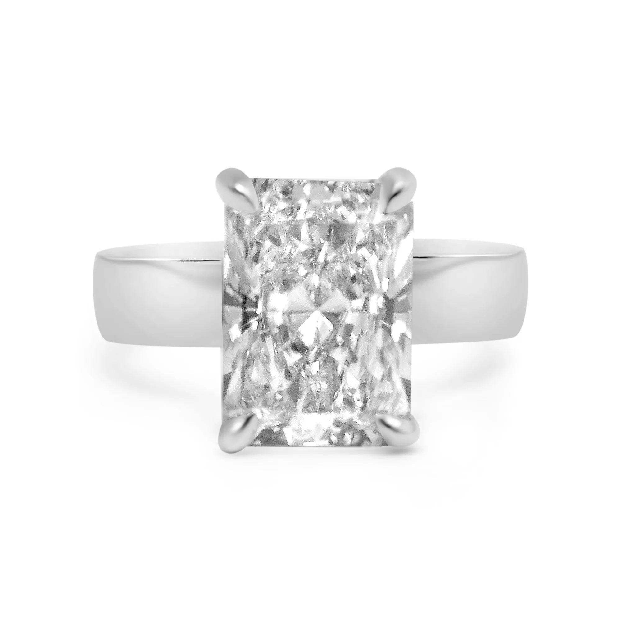 Rhiza | Radiant Solitaire Engagement Ring