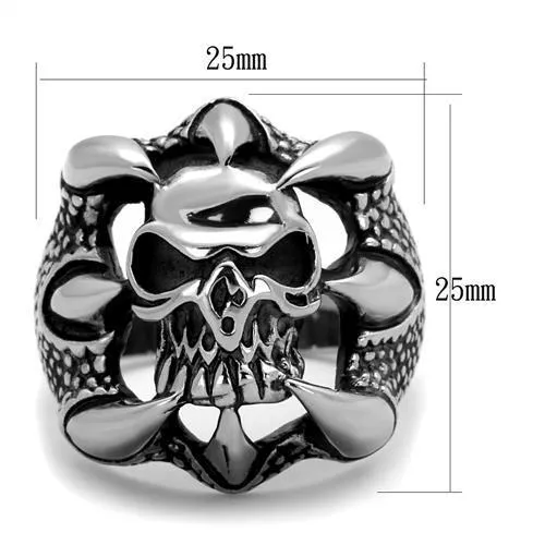 Ripper Skull Steel Ring