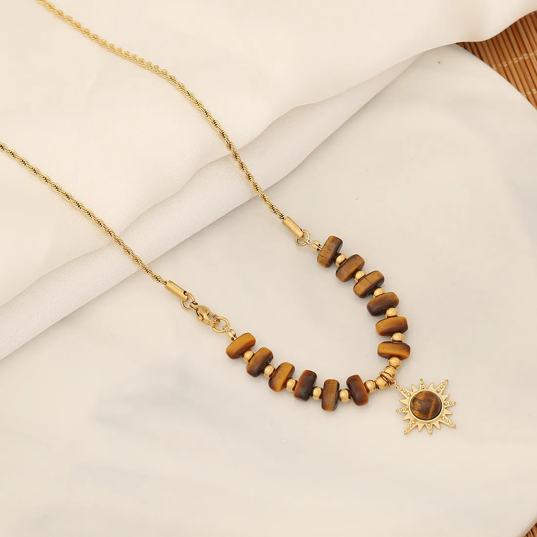 Shell Droplet Natural Stone Handmade Necklaces