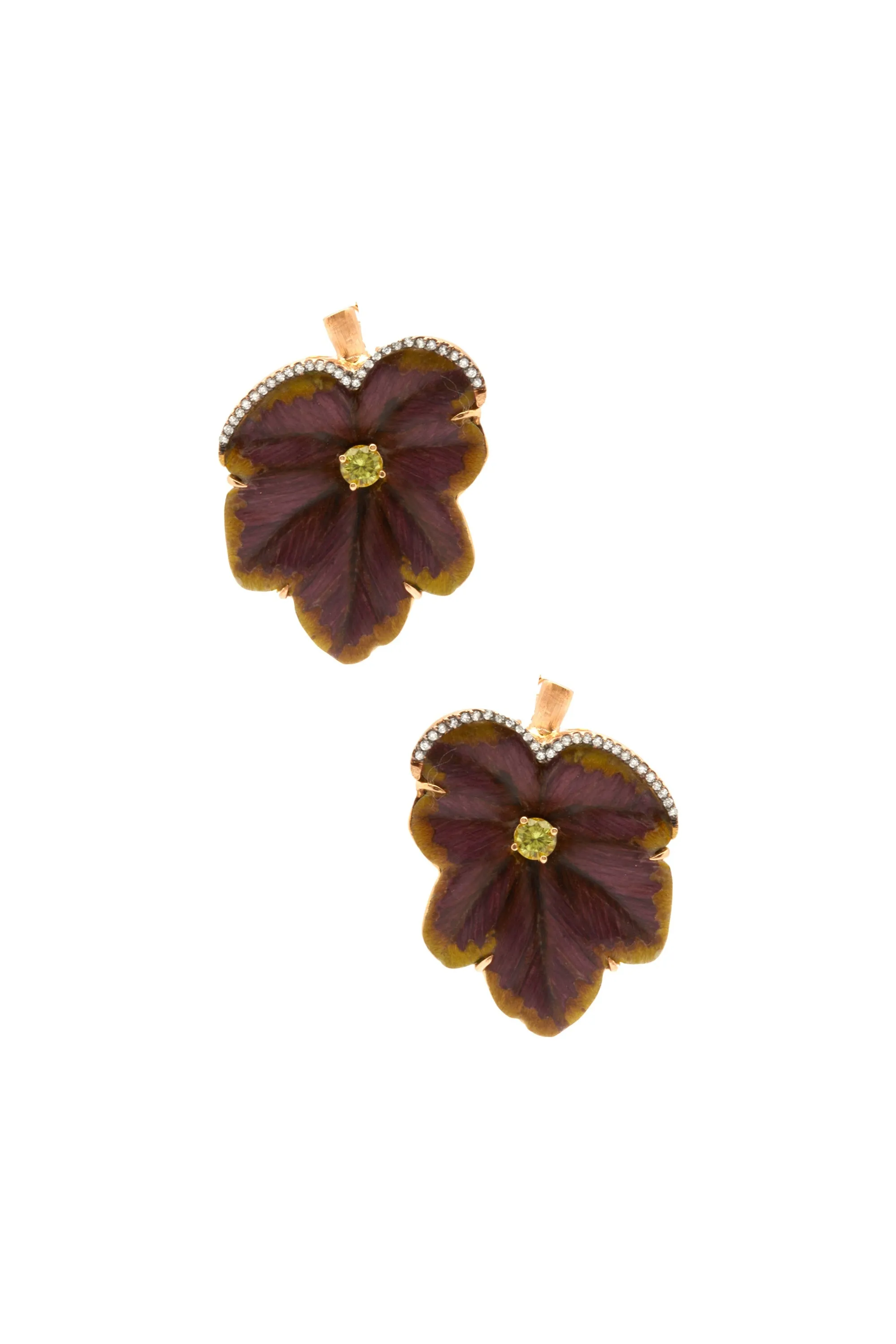 Silk Road Marquetry Earrings