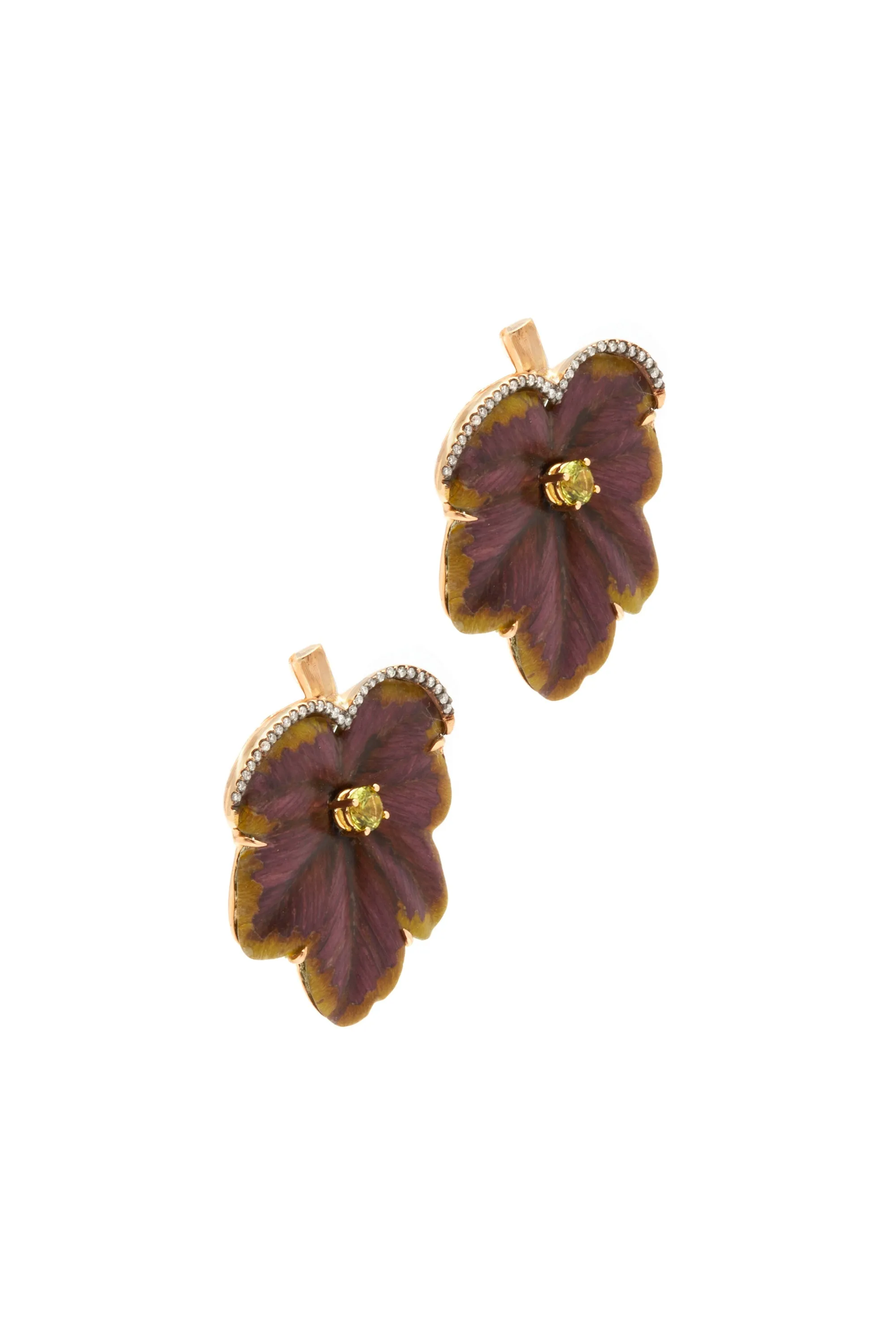 Silk Road Marquetry Earrings