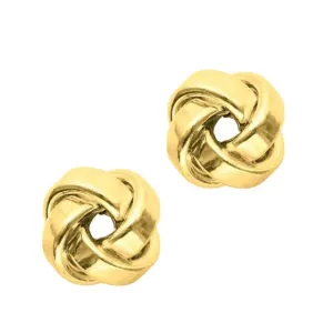 Sincerely Springer's 14k Yellow Gold Love Knot Earrings