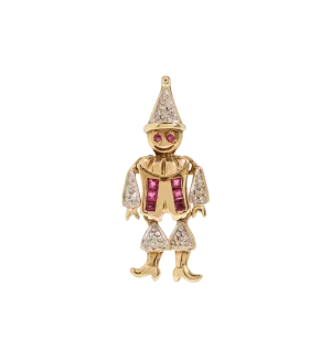 Vintage Lucid Clown Charm