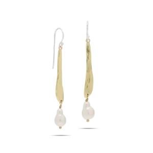 Waxing Poetic Ode to a Pearl Single Drop Earrings