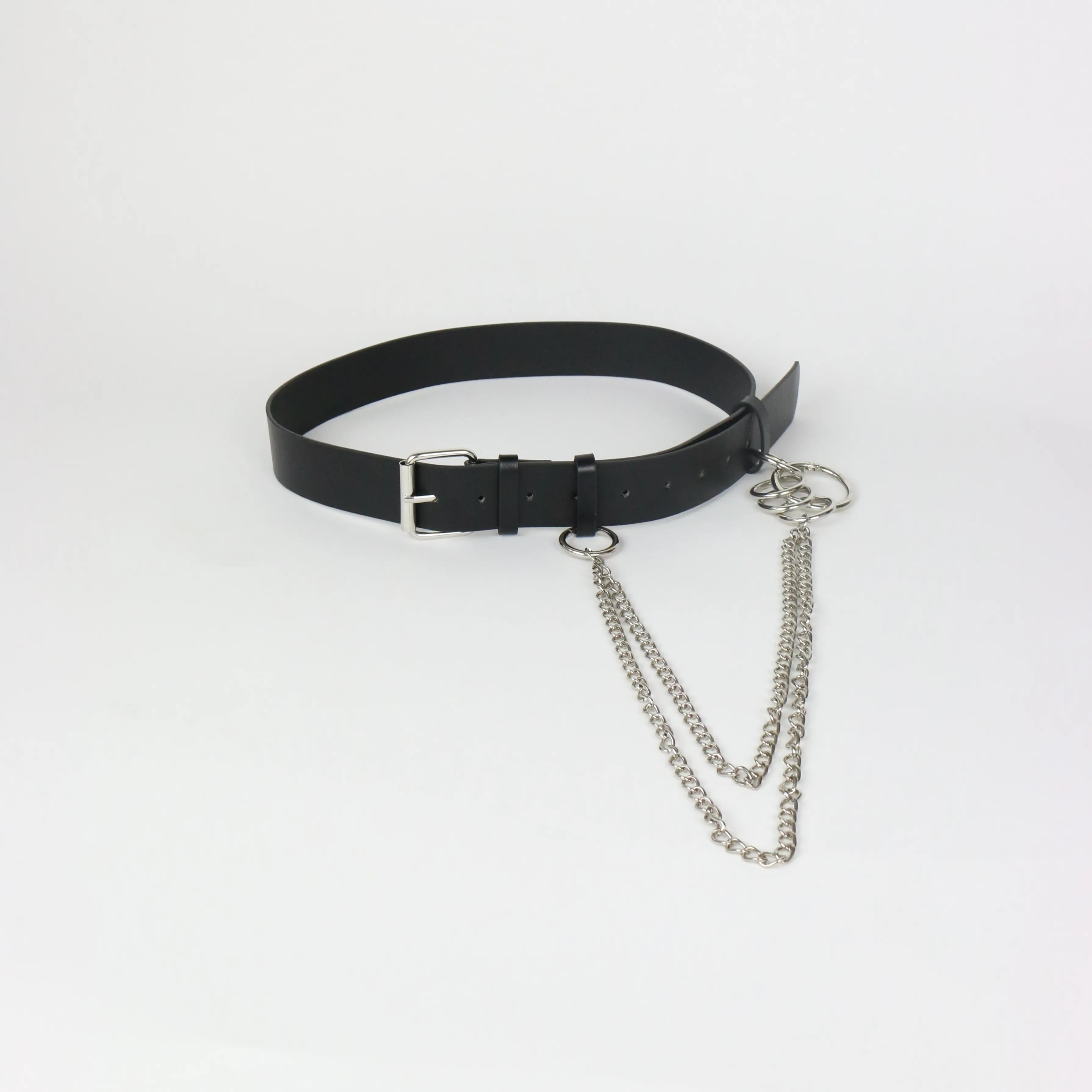 Whips and Chains Statement Belt - Black