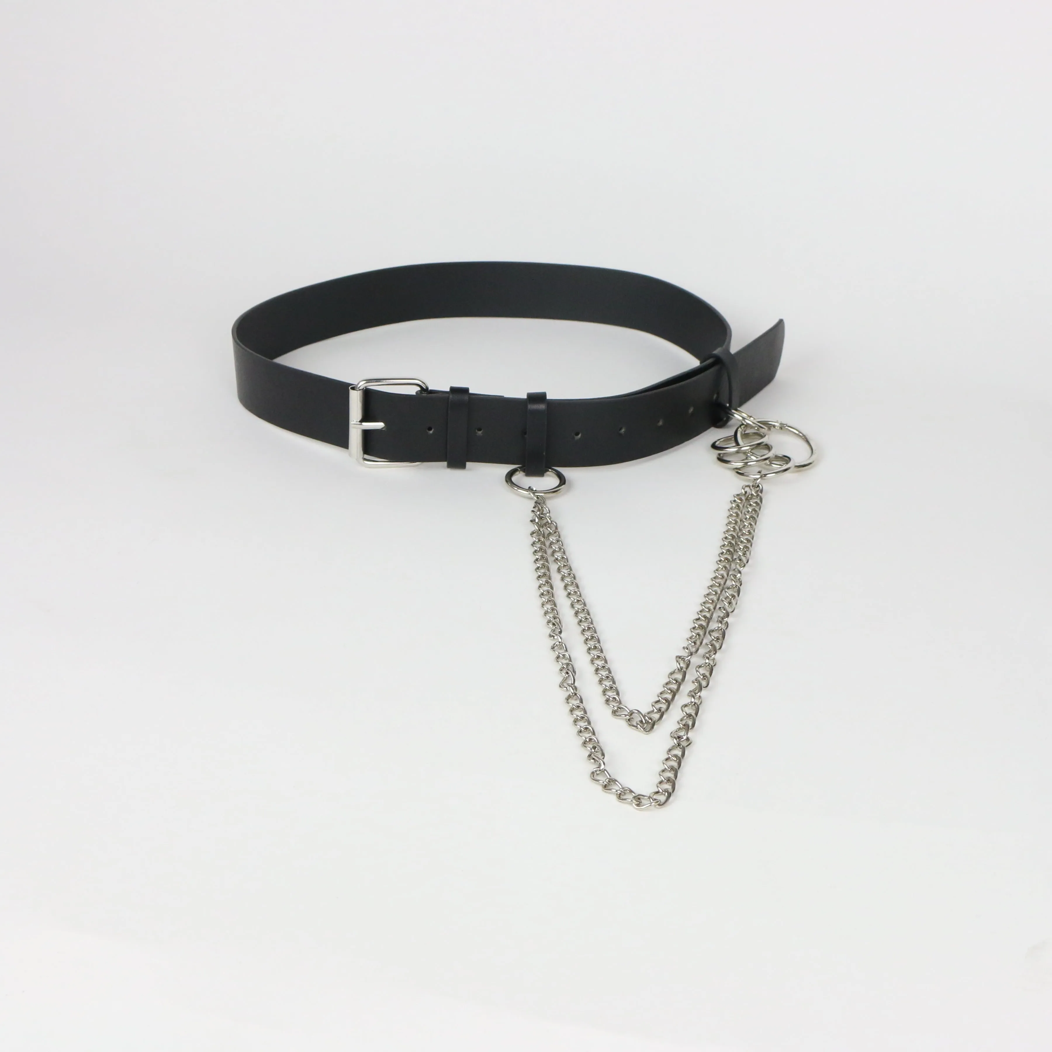 Whips and Chains Statement Belt - Black