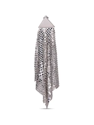 XL Silver Mesh Earrings