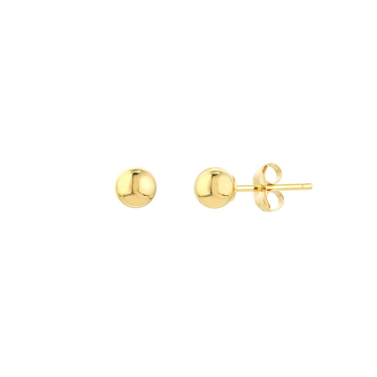 Yellow Gold 4 mm Ball Studs