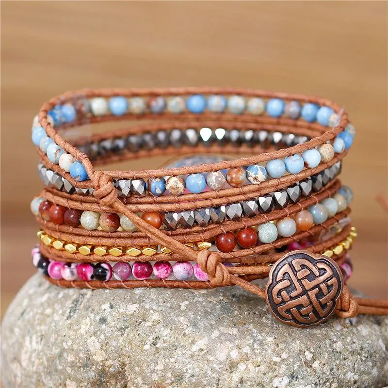 YueTong Yoga Gemstone Bracelet Collection